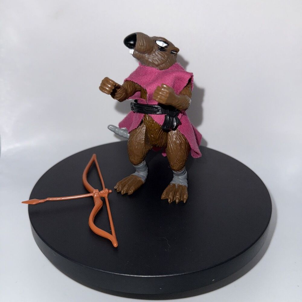 Playmates Teenage Mutant Ninja Turtles Splinter 1988 4" Vintage Action Figure